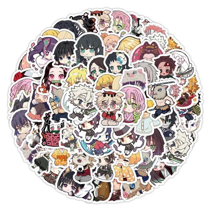 10/30/60pcs%20Cute%20Cartoon%20Anime%20Demon%20Slayer%20Anime%20Stickers%20Decoration%20Laptop%20Phone%20Suitcase%20Notebook%20Label%C2%A0Stationery%20Sticker%20-%20Image%202