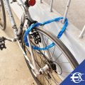 Bicycle Chain Lock - Blue and red - Secure Lock For Bike Security - Featuring A Sturdy Chain Design And A Blue and red Color For Added Style And Visibility. 