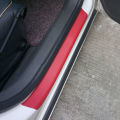 Universal Carbon Fiber Anti-Scratch Car Door Sill Protective Sticker Pad Decor. 