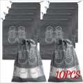 10/5/3pcs Shoes Storage Bags Closet Organizer Non-woven Travel Portable Bag Waterproof Pocket Clothing Classified Hanging Bag. 