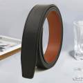 Belt Strap No Buckle Clothing Accessories for Daily Wear Business Shopping Brown Bottom. 