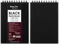 Papertree Premium Black Toned A5 Art Sketch Pad for Fast Sketching, Pencils, Pastels, Charcoal.