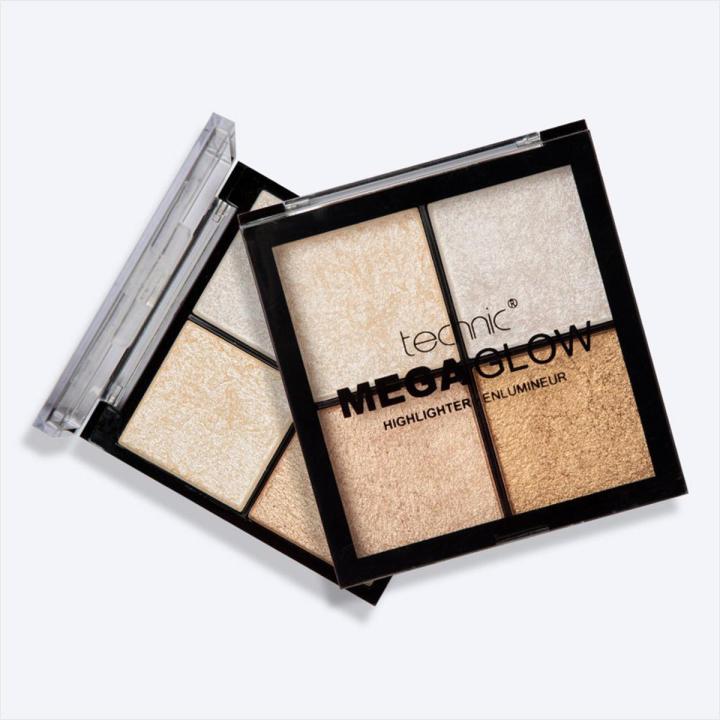 Technic Mega Glow Highlighter Palette 4 Colors