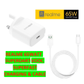 Realme 65W Superdart Gan Charger Adapter With Type C Cable - Charger. 