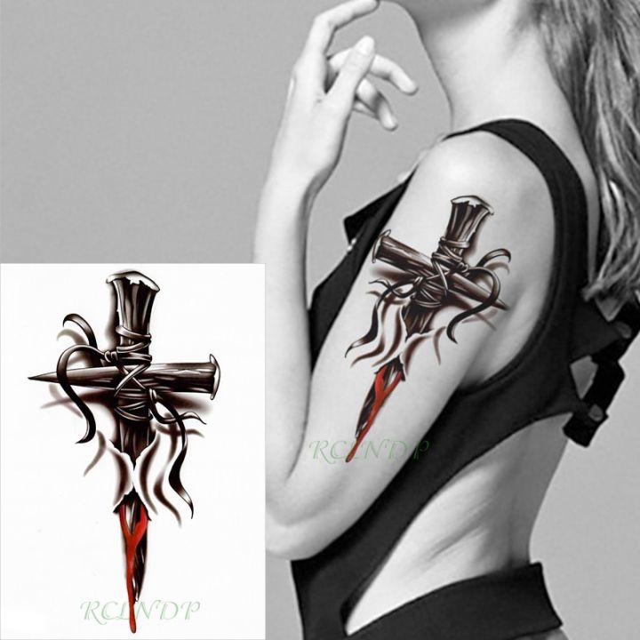 Waterproof%20Temporary%20Tattoo%20Sticker%20cross%20rope%20tied%20nail%20Tatto%20on%20Leg%20Arm%20Back%20Tattos%20Flash%20Tatoo%20Tattoos%20for%20Men%20Women%20-%20Image%203