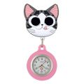Unisex Nurse Doctor Hospital Medical Cartoon Cute Animals Retractable Clip FOB Pocket Watches Hang Brooch Badge Reel Clock Gifts. 