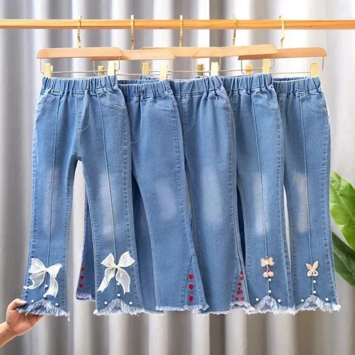 Baby%20Girls%20Cowboy%20Pants%20Spring%20Autumn%20Girls%20Casual%20Denim%20Trousers%20Children%20Clothing%20Kids%20Stretch%20Flared%20Pants%20for%204-10%20Years%20-%20Image%202
