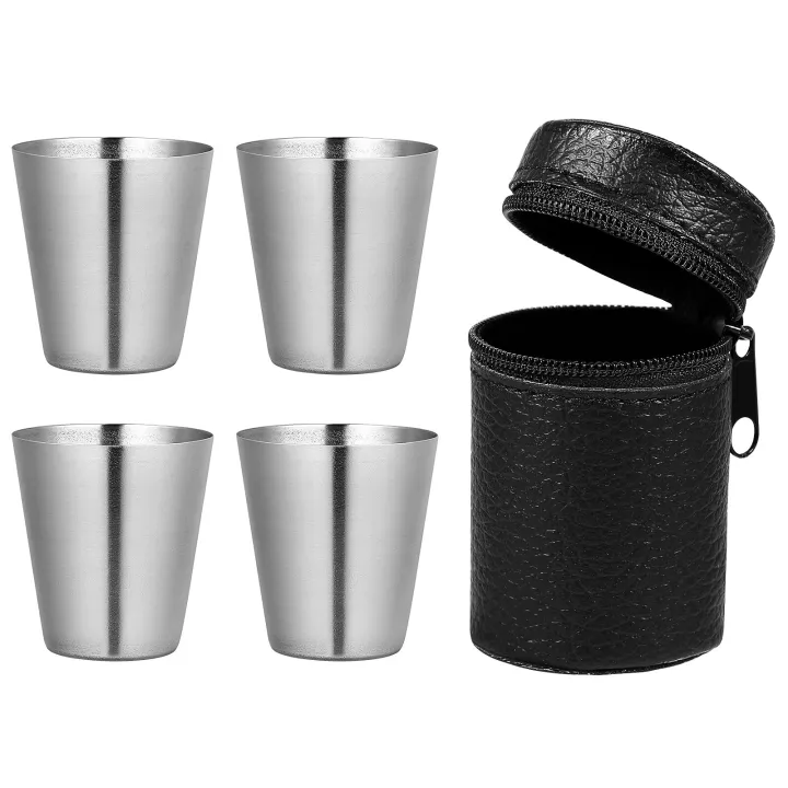 Shot%20Cups%20Stainless%20Steel%20Glasses%20Glass%20Metaldrinking%20Cup%20Silver%20Bulkcamping%20Aluminum%20Small%20Home%20Portable%2030Ml%20Espresso%20-%20Image%203