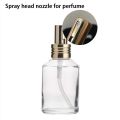 100ml Glass Spray Bottle 3.5oz Empty Fine Mist and Refillable Mister Travel Size Bottle for Cleaning Solutions Essential Oil Sprayer with Nozzle and Cover.
