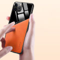 New Phone Case For Apple iPhone 15 Pro Max 15 Plus Cover Hard Shockproof Protection Mirror Material Dermatoglyph For iPhone 15 Plus 15 Pro Max Case.