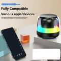 ARMICO Portable Bluetooth Speakers Wireless Speaker Loud Stereo Sound, Outdoor Speaker with Bluetooth 5.3, Deep Bass, RGB Lights 10H Playtime for Home, Party. 