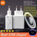 Xiaomi Fast charger 33W Turbo charge  adapter  27W USB type C cable For Xiaomi 10 11 redmi note 9 10 pro K30 40. 