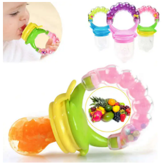 Baby Fruit Chusni BPA-Free Silicone Fruit Feeder(Multicolor)