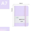96 sheets Mini portable notebook Smooth Writing Multiple Colors A7 Small notebook for notes High beauty small notebook for Office/School/Home Student Hand ledger.