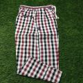 Premium Cotton Fabric Check Trouser - 1Pcs - Joggers For Men.