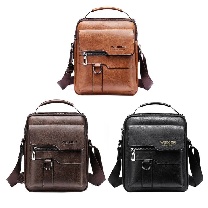 Vintage%20PU%20Men%20Handbag%20Leather%20Crossbody%20Bags%20Mens%20Multi-pocket%20Men%20Shoulder%20Bag%20Zipper%20Solid%20Waterproof%20for%20Travel%20Business%20-%20Image%206