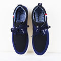 Trendy Casual Sneakers for Men - Comfy Medium Tops with Genuine Leather - Soft and Breathable Canvas. 