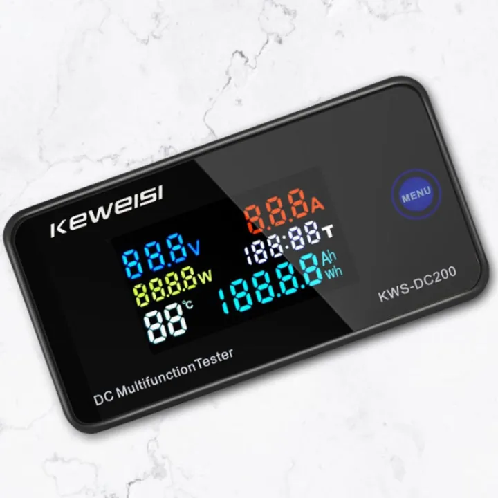 KEWEISI%20DC%200-200V%20Voltmeter%20Ammeter%20KWS%20Power%20Energy%20Meter%20LED%20Digital%20DC%20Wattmeter%20Electric%20Meter,10A%20-%20Image%203