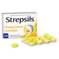 Strepsils Sore Throat Relief Honey & Lemon Flavour Lozenges 24pcs in 1 Pack. 