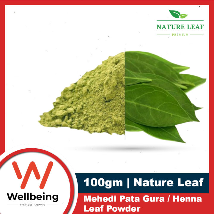 Nature Leaf - Mehedi Pata Gura / Henna Leaf Powder - Hair Pack - 100gm
