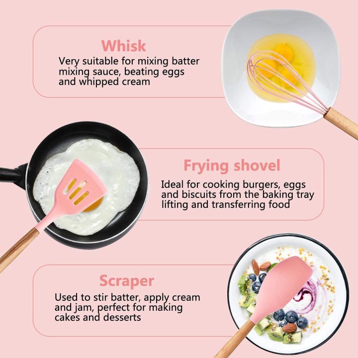 12Pcs%20Silicone%20Cooking%20Utensils%20Set%20%7C%20Non-Stick%20Spatula%20Set%20%7C%20Silicon%20Wooden%20Handle%20Cooking%20Tools%20Set%20%7C%20Silicon%20Spoon%20Kitchen%20Utensil%20Set%20-%20Image%206