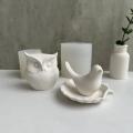 Bird Owl Simple Candle Silicone Mold Homemade Ice Tray Aromatherapy Gypsum Soap Resin Epoxy Mould Home Decor Wedding Souvenir.