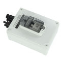 Miniature Circuit Breaker Transparent Cover IP67 Waterprrof 2P Miniature Circuit Breaker for Photovoltaic Array. 