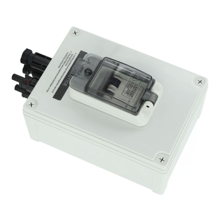 Miniature Circuit Breaker Transparent Cover IP67 Waterprrof 2P Miniature Circuit Breaker for Photovoltaic Array