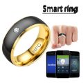 Multifunctional NFC Smart Ring Creative Wearable Connect Stainless Steel NFC Finger Ring Waterproof Magic Wear Finger Digital Ring for Android Phone Men.