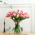 Upscaled Quality - Artificial Tulip Flowers False Bouquet Real Touch Home Wedding Party Decor - Innovative Design - Expression of Yourself. 
