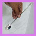 Long handle 1/3 pcs pickling spoon stainless steel silver color mirror polish spoon best for cutlery 23 cm long. 