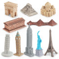 GC 10pcs World Architectural Models Cognitive Characteristic Landmark Architectural Ornaments Toys For Kids. 