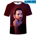 TV Show Lucifer Morningstar 3D Printed T-shirt Women Men Summer Fashion Short Sleeve Funny Tshirt Devil Graphic Streetwear Tops. 