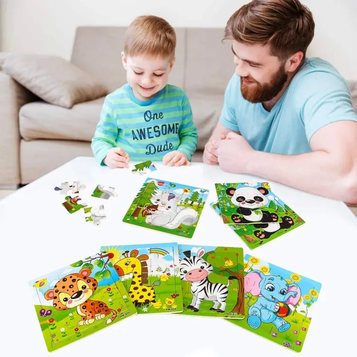 9/16%20Jigsaw%20Puzzles%20for%20Kids%20Ages%202%203%204%205%20Toddler%20Wooden%20Puzzle%20Preschool%20Educational%20Toys%20Set%20Animals%20Puzzle%20for%20Boys%20and%20Girls%20-%20Image%204