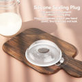 1/2Pcs Silicone Wearable BreastMilk Collector Soft Reusable BreastMilk Saver Collector.