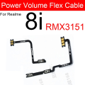 Realme 7 8 8S 4G 5G 8 Pro 8i 9i Power on / off Switch Button Side Volume Up Down Buttons Flex Cable Replacement Part.