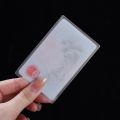 10pcs Waterproof Transparent Card Holder PVC Frosted Anti-magnetic Card Cover Business Credit ID Cards Card Protector Sleeves. 