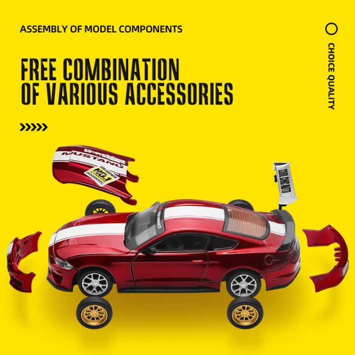 CCA%20MSZ%201:42%202018%20Ford%20Mustang%20GT%20Alloy%20Toy%20Car%20Model%20Racing%20Alloy%20assembly%20series%20sports%20cars%20Fitting%20styles%20-%20Image%203