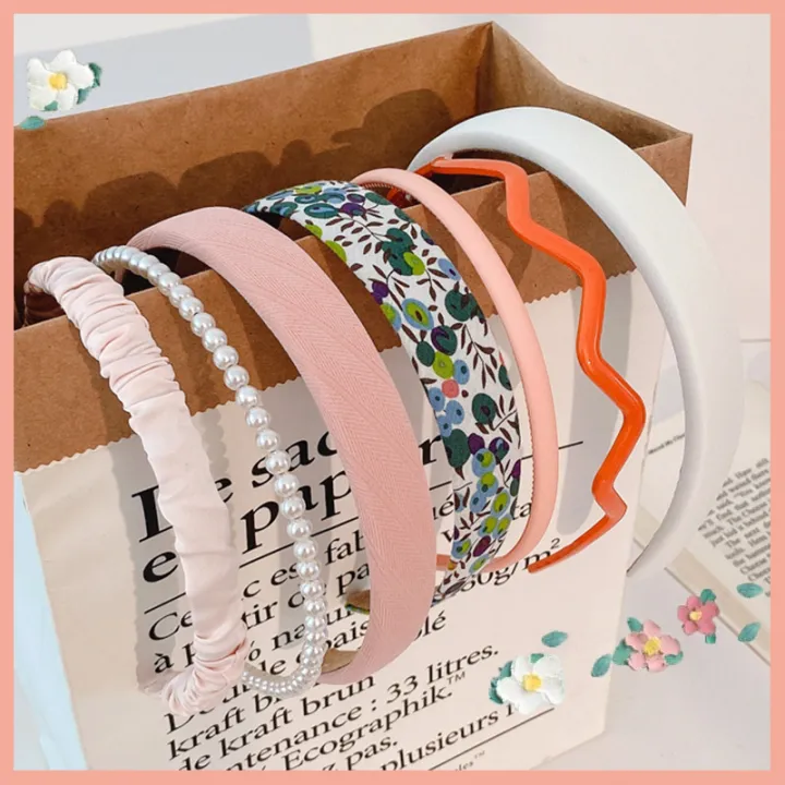 Fresh%20pearl%20headband%20spring%20fragrance%20face%20wash%20hairpin%20simple%20twist%20braided%20fabric%20pressed%20hair%20headband%20hair%20accessories%20for%20women%20-%20Image%204