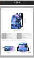3PC-SET One Piece Luffy Schoolbag Recharged Backpack Student One Piece Backpack Boys Girls Anime Cartoon School Bag Mochila.