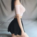 Sexy Solid Color Short Elastic High Waist Mini Uniform Skirt For Women. 