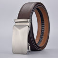 Belts men's cowhide belt genuine leather cross-border brown pants belt casual business manufacturers wholesale automatic buckle men's belt.