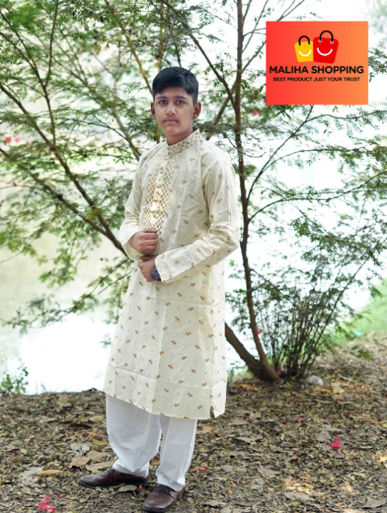 Cream%20Embroidered%20Panjabi%20-%20Image%202