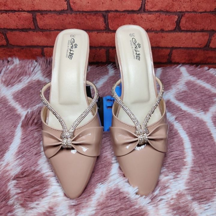 Fashionable Box Balance Heel Nagra For Women