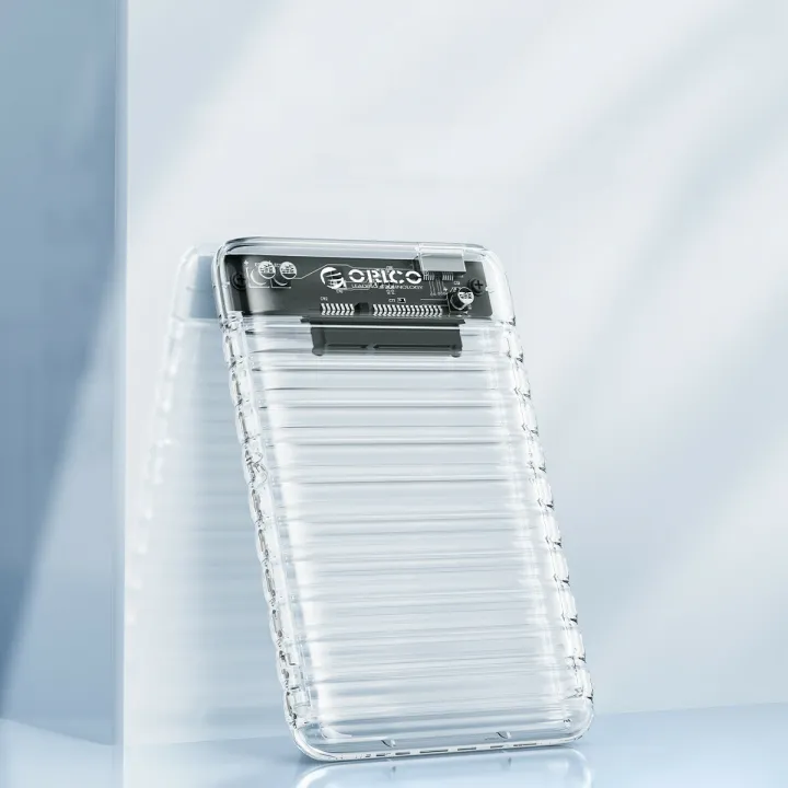 ORICO%202.5%20inch%20Transparent%20ATA%20to%20USB3.0%20/%20Type-C%20Hard%20Drive%20Case%20olid%20tate%20Drives%20Enclosures%20for%20PC%20Laptop%20Up%20to%206TB%20-%20Image%203