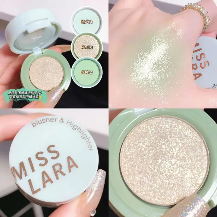 Xiaohongshu%20Miss%20Lara%20highlighter%20blush%20is%20a%20plate%20of%20delicate%20powder,%20not%20easy%20to%20fly%20powder,%20and%20a%20plate%20is%20multi-purpose%20-%20Image%202