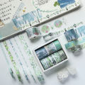 Panda Online 10 Rolls/Set Washi Tape Decorative Masking Tapes Sticky Paper Tape for Journals DIY Crafts Gift Wrapping.