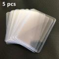 Clear 35PT Toploader Card Sleeves Photocard Protector Inner Sleeves NBA Pokemon Game Card Holder.