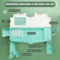 Multi-function Stationery Box Primary School Button Student Pen Case Pencil School Cabinet Case Cute Box Cartoon Stationery Y4K4.