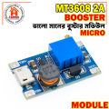 MT3608 Micro USB Step Up Boost Converter - Power Supply Boost Module DC To DC 2V-24V to 5V-28V 2A - Efficient Voltage Boosting Solution. 
